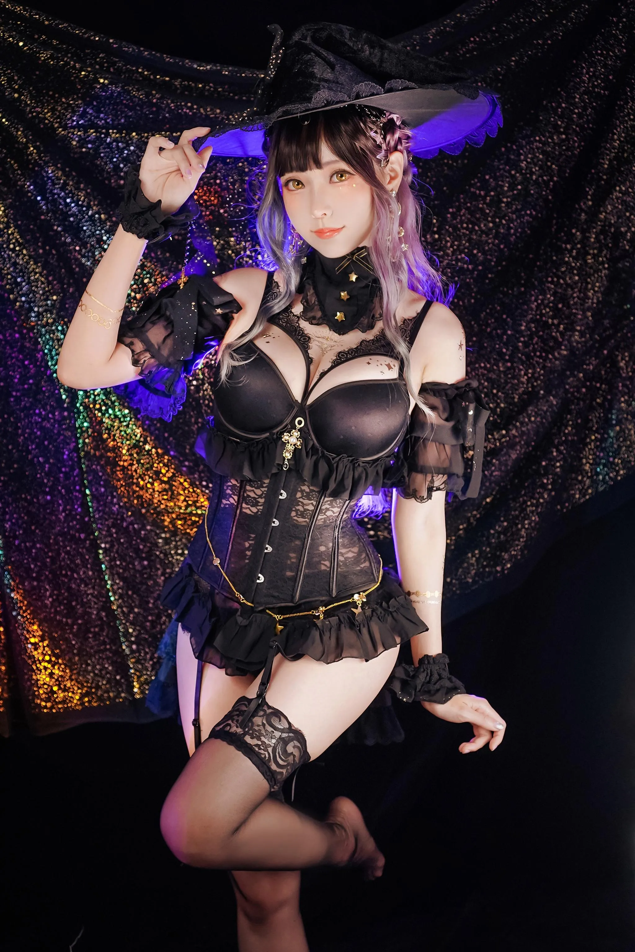 ElyEE子 – NO.77 Original Witch  Cat魔女與貓-Astrology Witch [33P]插图7
